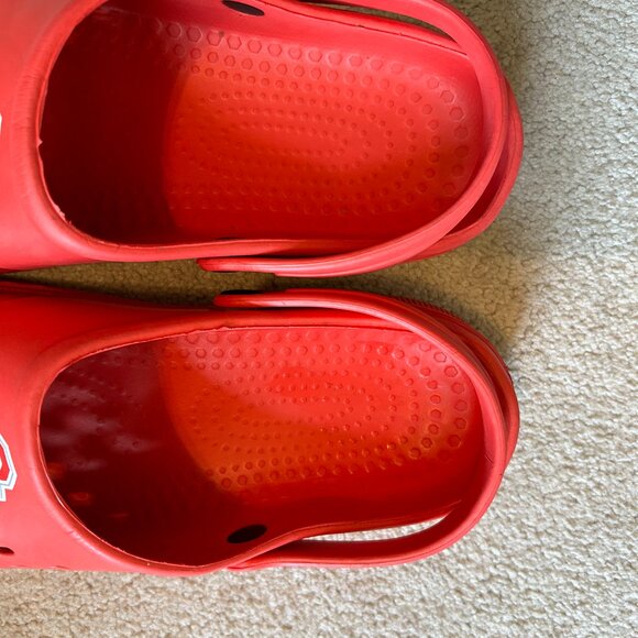 FOCO Ohio State Buckeyes slip on slides clogs Men's Size L 11-12 - Picture 9 of 9